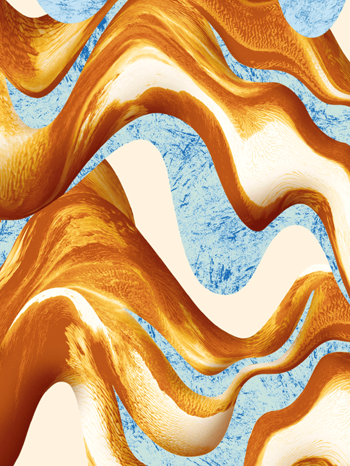 Salted Caramel flavour pattern